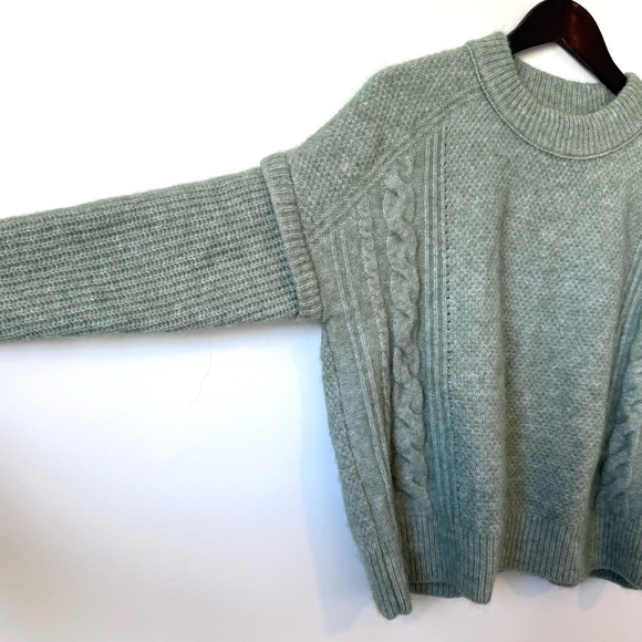 Madewell Havener Cable Stitch Crewneck Sweater - Size S - Picture 7 of 15